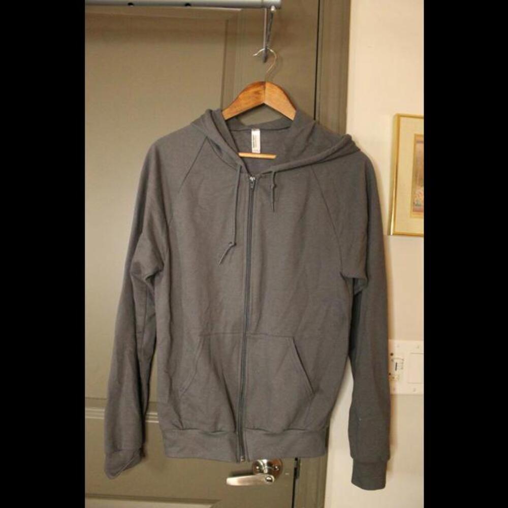 AA Grey Zip-Up Hoodie